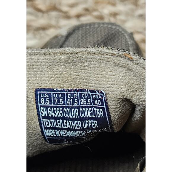 Skechers Mens Milford Fabric Leather Brown Slip On Shoes Casual Size 8.5 - Picture 9 of 11